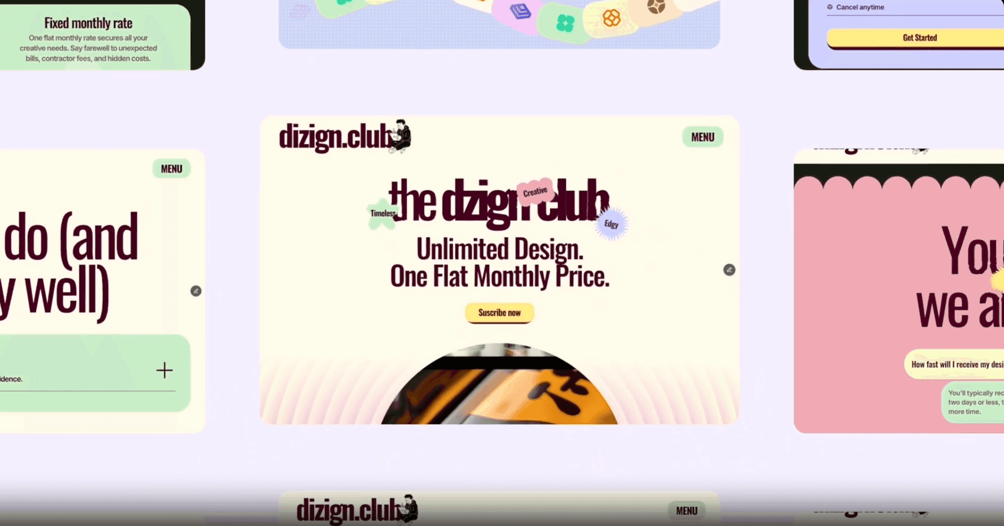 dizign.club: Unlimited Design Agency Reel